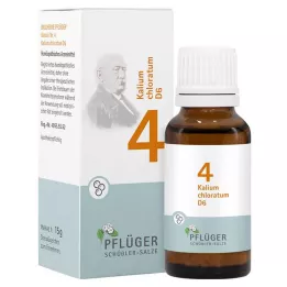 BIOCHEMIE Pflüger 4 Kalium kloratum D 6 Globuli, 15 g