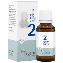 BIOCHEMIE Pflüger 2 Kalsiyum fosforikum D 12 Gl., 15 g