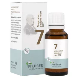 BIOCHEMIE Pflüger 7 Magnezyum fosforikum D 12 Gl, 15 g