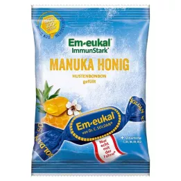 EM-EUKAL Manuka balı dolgulu şekerli tatlılar, 75 gr