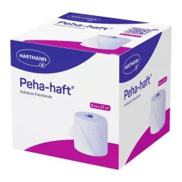 PEHA-HAFT Sabitleme bandajı latekssiz 8 cmx21 m, 1 adet