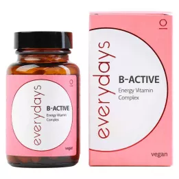 EVERDAYS B-Aktif Enerji Vitamin Kompleksi vegan Kps, 60 adet