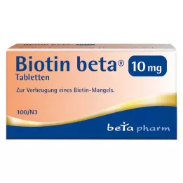 BIOTIN BETA 10 mg tabletler, 100 adet