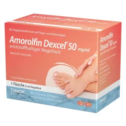 Amorolfin Dexcel® 50 mg/ml aktif oje, 3 ml