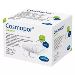 COSMOPOR silikon yara örtüsü 5x7,2 cm, 25 adet