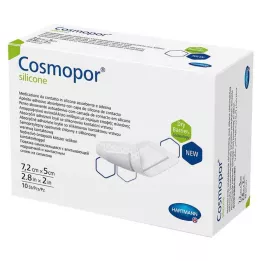 COSMOPOR silikon yara örtüsü 5x7,2 cm, 10 adet