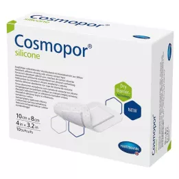COSMOPOR silikon yara örtüsü 8x10 cm, 10 adet
