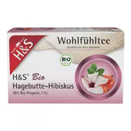H&S Organik Kuşburnu-Ebegümeci Filtre Torbaları, 20X3,0 g