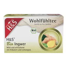 H&S Organik Zencefil Filtre Torbaları, 20X2 g