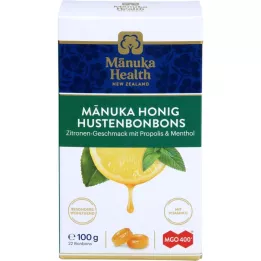 MANUKA HEALTH MGO 400+ öksürük pastili.sitr.prop ile.&Erkekler, 100 gr