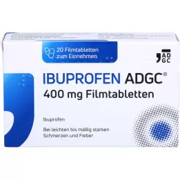 IBUPROFEN ADGC 400 mg film kaplı tablet, 20 adet