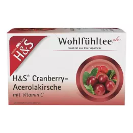 H&S C Vitamini Fbtl. ile Cranberry-Acerola Kiraz, 20X2,8 g