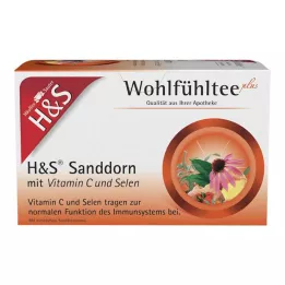 H&S Deniz İğdesi C Vitamini ve Selenyum Filtre Torbaları, 20X2,5 g
