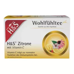 H&S Limon C Vitaminli Filtre Torbaları, 20X2,5 g