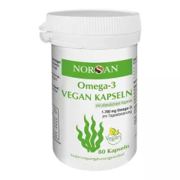 NORSAN Omega-3 vegan kapsüller, 80 adet
