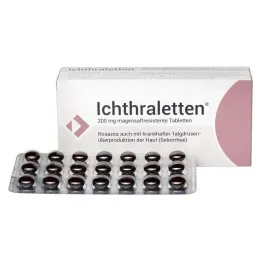 Rosacea için Ichthraletten® 200 mg tablet, 168 adet