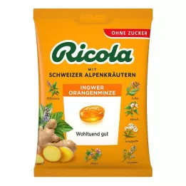 RICOLA o.Z.Bag Zencefil Portakal Naneli Bonbonlar, 75 gr