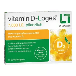 VITAMIN D-LOGES 7.000 IU bitkisel haftalık depo, 30 adet