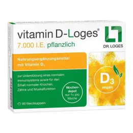 VITAMIN D-LOGES 7.000 IU bitkisel haftalık depo, 90 adet