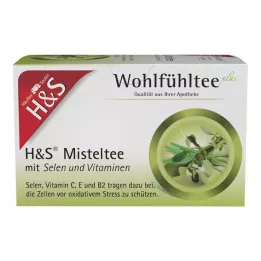 H&S Selenyum ve vitaminli ökse otu çayı filtre poşetleri, 20X2 g