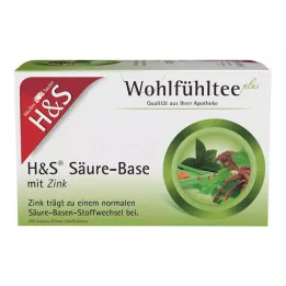 H&amp;S Çinko Filtre Torbalı Asit-Baz, 20X2,0 g