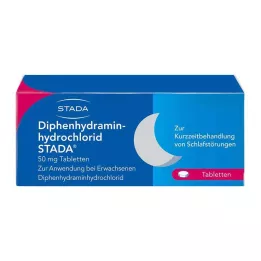 DIPHENHYDRAMINHYDROCHLORID STADA 50 mg tabletler, 20 adet