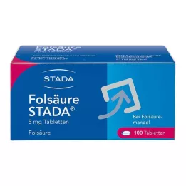 FOLSÄURE STADA 5 mg tabletler, 100 adet