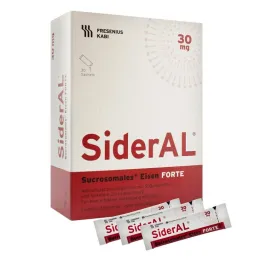 Sideral Demir Forte 30 mg turunçgil meyve özü granülleri, 30 adet