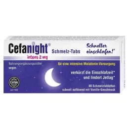 CEFANIGHT intens 2 mg eriyen tabletler, 60 adet
