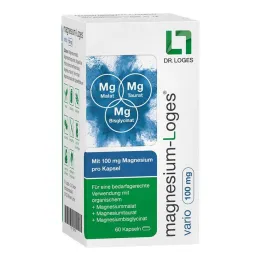 Magnezyum-Loges vario 100 mg kapsül, 60 adet