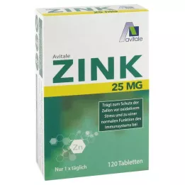 ZINK 25 mg tabletler, 120 adet