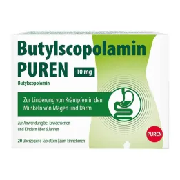Butilskopolamin PUREN 10 mg tablet, 20 adet