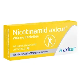 Nicotinamide axicur® 200 mg tablet, 10 adet