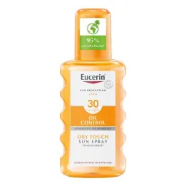 Eucerin Sun Oil Control Vücut şeffaf spreyi LSF 30, 200 ml