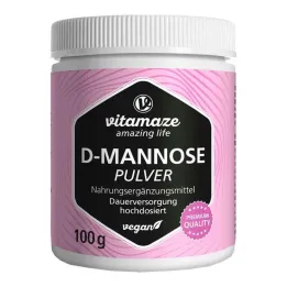 D-Mannose tozu yüksek dozaj vegan, 100 g