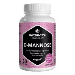 D-MANNOSE HOCHDOSIERT vegan kapsül, 60 adet