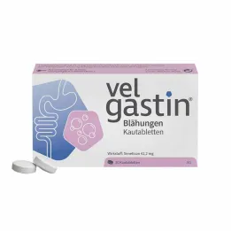 Velgastin gaz çiğneme tabletleri, 20 adet