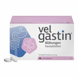 Velgastin gaz çiğneme tabletleri, 100 adet
