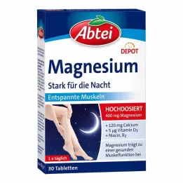 Abbey Magnesium Strong for the Night Depot Tabletler, 30 adet