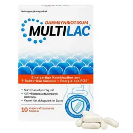 Multilac Synbiotic mide-dirençli kapsüller, 10 adet
