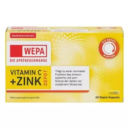 WEPA C Vitamini + Çinko kapsülleri, 60 adet