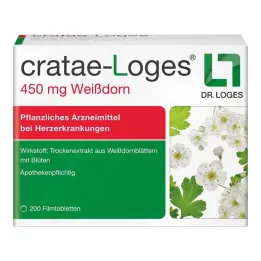 cratae-Loges 450 mg alıç film kaplı tablet, 200 adet