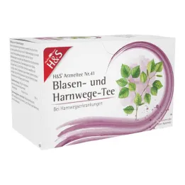 H&S® Mesane ve İdrar Yolu Çayı Filtre Torbaları, 20X2 g