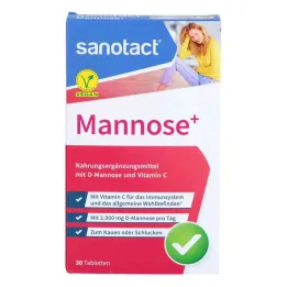 Sanotact Mannose+ tabletler (30 adet)