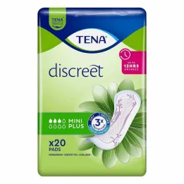 TENA® idrar kaçırma için gizli Mini Plus pedler, 20 parça