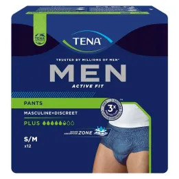 TENA® MEN ACTIVE FIT İdrar kaçırma için Plus Pantolon mavi S/M, 12 parça