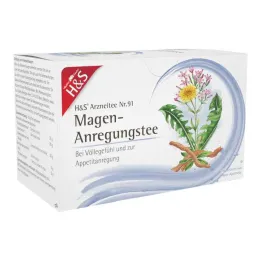 H&S® mide uyarıcı çay filtre torbası, 20X2.0 g