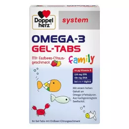 DOPPELHERZ Omega-3 Jel-Tabs ailesi Erdb.Cit.system, 60 adet