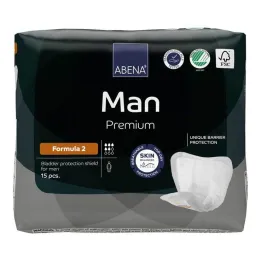 Abena Man Premium formülü 2 tabanlık, 15 adet