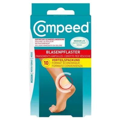 Compeed® kabarcıklı alçı ortamı, 10 adet Compeed® kabarcıklı alçı ortamı, 10 adet